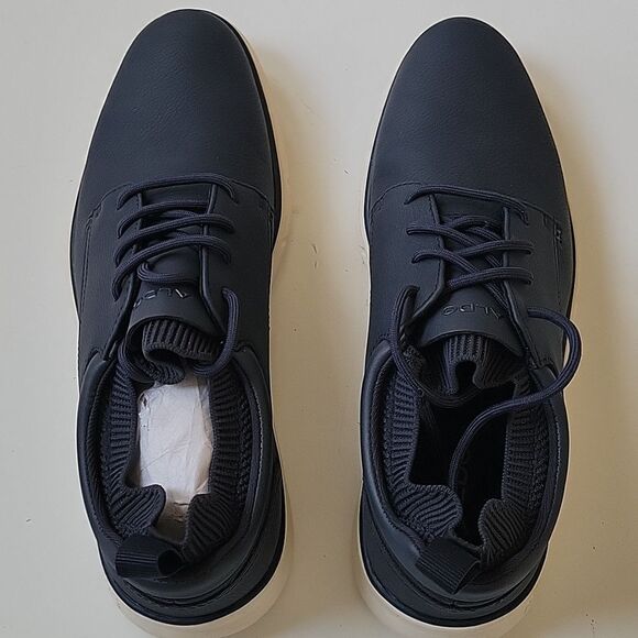 NEW 7.5 ALDO NAVY BLUE NUBUCK ZERO GRAND STYLE WALBI FLEX CASUAL SHOES 7 1/2 main image 5